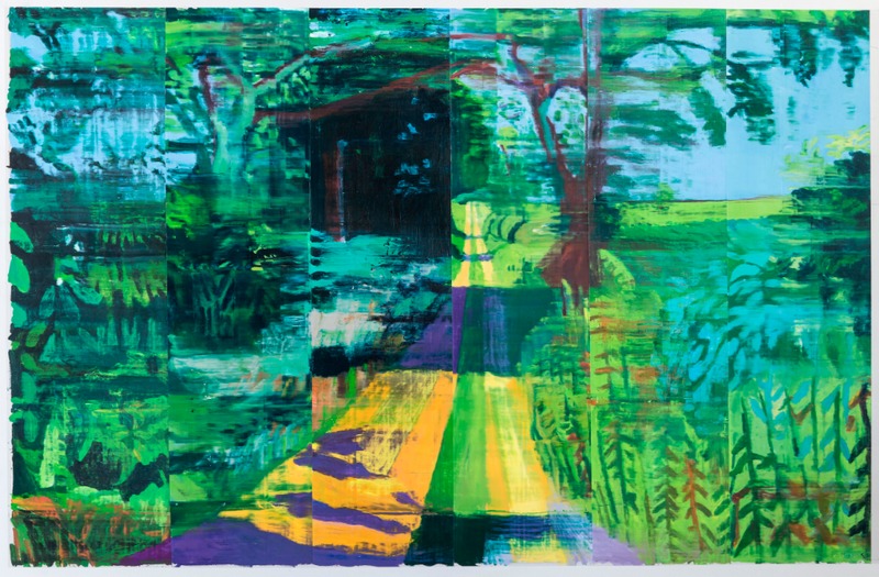 Landscape after Hockney Jane Deering Gallery Selected works by California artists Oil on canvas