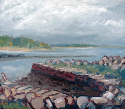 Low Tide Weather Jane Deering Gallery Shaun McNiff Oil on canvas