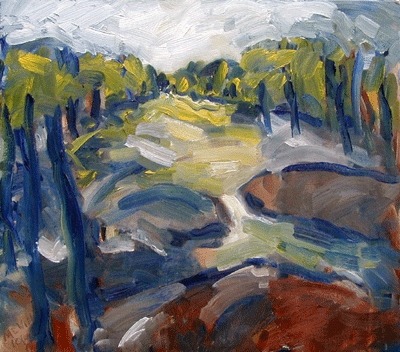 For Chaim Soutine I Jane Deering Gallery Shaun McNiff Oil on canvas