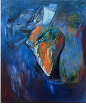 Blue Blood Jane Deering Gallery Selected works by California artists Oil on canvas