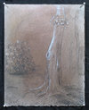 Knarly Tree 04 Jane Deering Gallery Exhibitions Dry Pigment, Graphite, and Gouache on Stonehenge paper