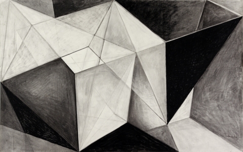 Machu Picchu JANET OLNEY Works on Paper charcoal on paper