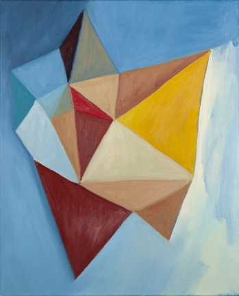 Geo Particle JANET OLNEY 2011 oil on canvas