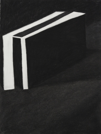 Folded H JANET OLNEY Works on Paper charcoal on paper