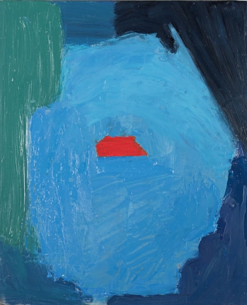 Blue Donut JANET OLNEY 2012 oil on panel
