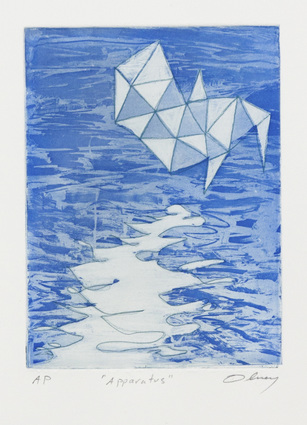 Apparatus JANET OLNEY Works on Paper color etching