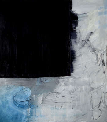 Without Metal JANET OLNEY 2012 oil and charcoal on canvas