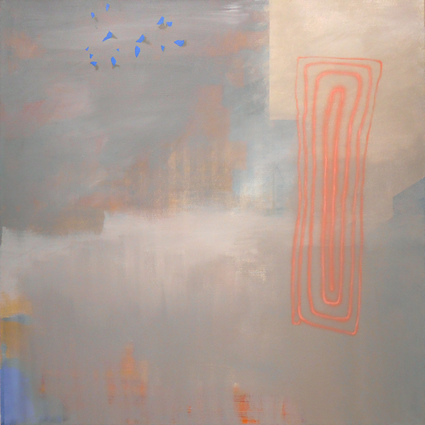 Migration JANET OLNEY 2013 acrylic on canvas