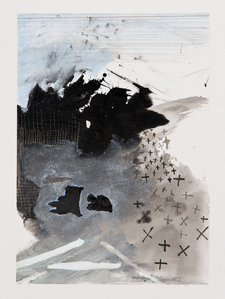 Atmosphere V JANET OLNEY Works on Paper mixed media