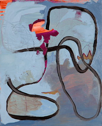 Interlocking JANET OLNEY 2013 oil on canvas