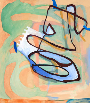 Flatlander JANET OLNEY 2014 oil and acrylic on canvas