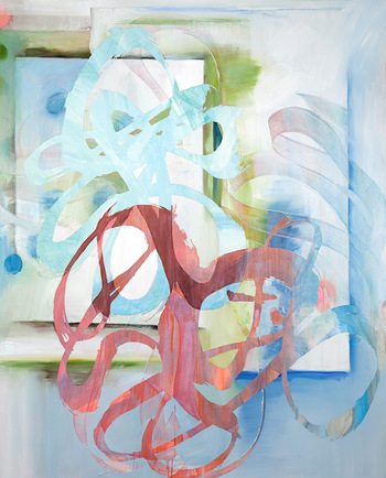 Eden III JANET OLNEY 2014 oil and acrylic on canvas