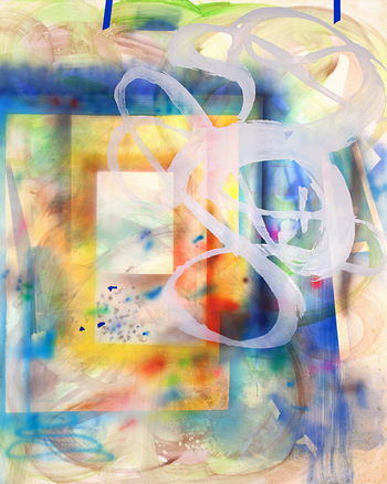 Eden II JANET OLNEY 2014 oil and acrylic on canvas