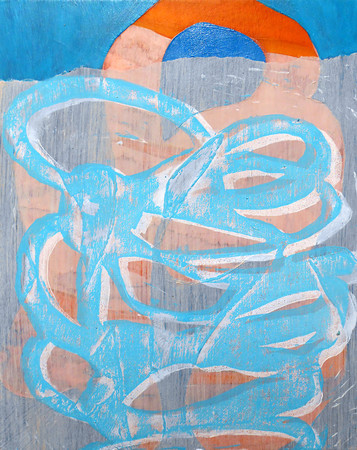 Tokyo II JANET OLNEY 2015 acrylic on panel