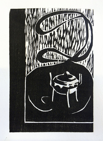 Ting JANET OLNEY Works on Paper woodblock print