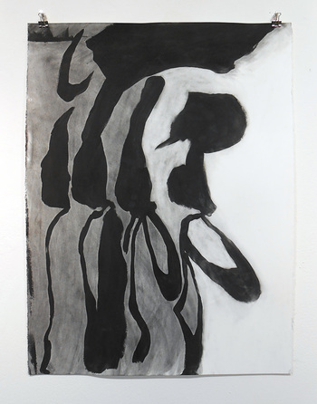 The Gravity of Water II JANET OLNEY Works on Paper mixed media on paper