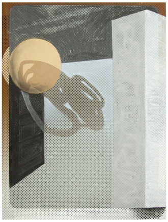 18 Views of Kyoto, View #9 JANET OLNEY RECENT mixed media on digital ground