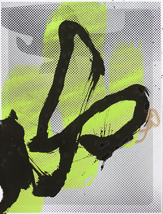 18 Views of Kyoto, View #6 JANET OLNEY RECENT mixed media on digital ground