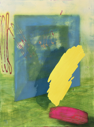 Nomadic JANET OLNEY 2016 acrylic on panel