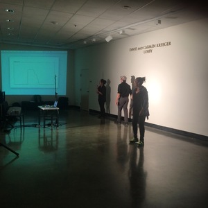 a line becomes a cone, view 3 Jassie Rios A Line Becomes A Cone interactive sound installation