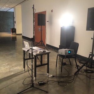 a line becomes a cone, view 1 Jassie Rios A Line Becomes A Cone interactive sound installation