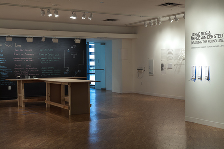 Jassie Rios + Renee Van Der Stelt Jassie Rios Drawing the Found Line Rosslyn, Virginia
