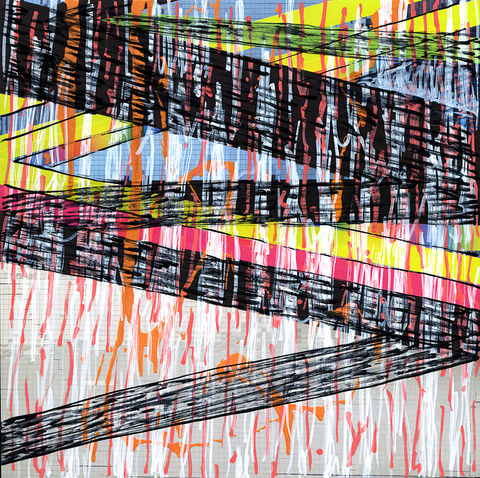 Genzken/Zwirner POSTCARD DRAWINGS oil marker on found card