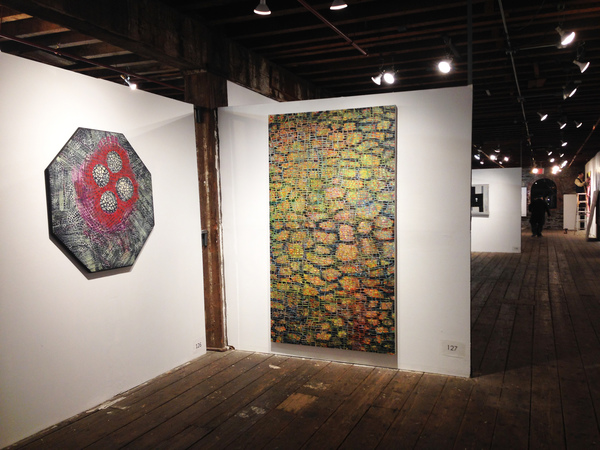 installation view at BWAC Gallery PAINTING TO SURVIVE: 1985-1995