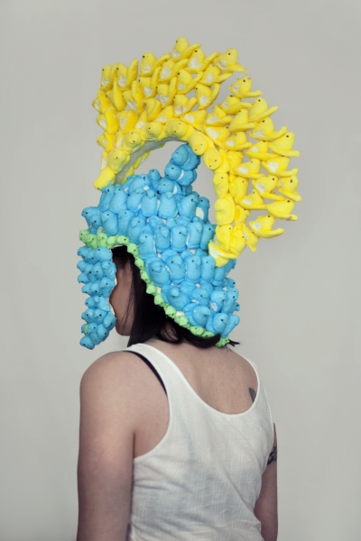 involuntary warrrior JEN BANDINI head C-print mounted on aluminum