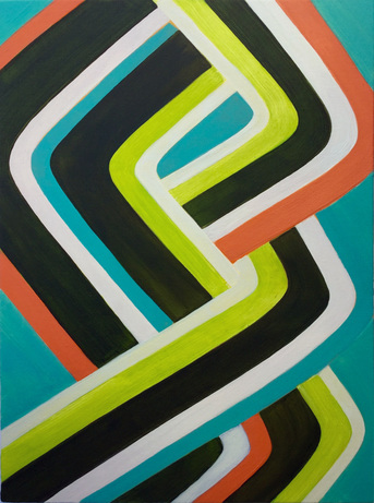 "Wayside" Paintings 2016 oil on wood panel