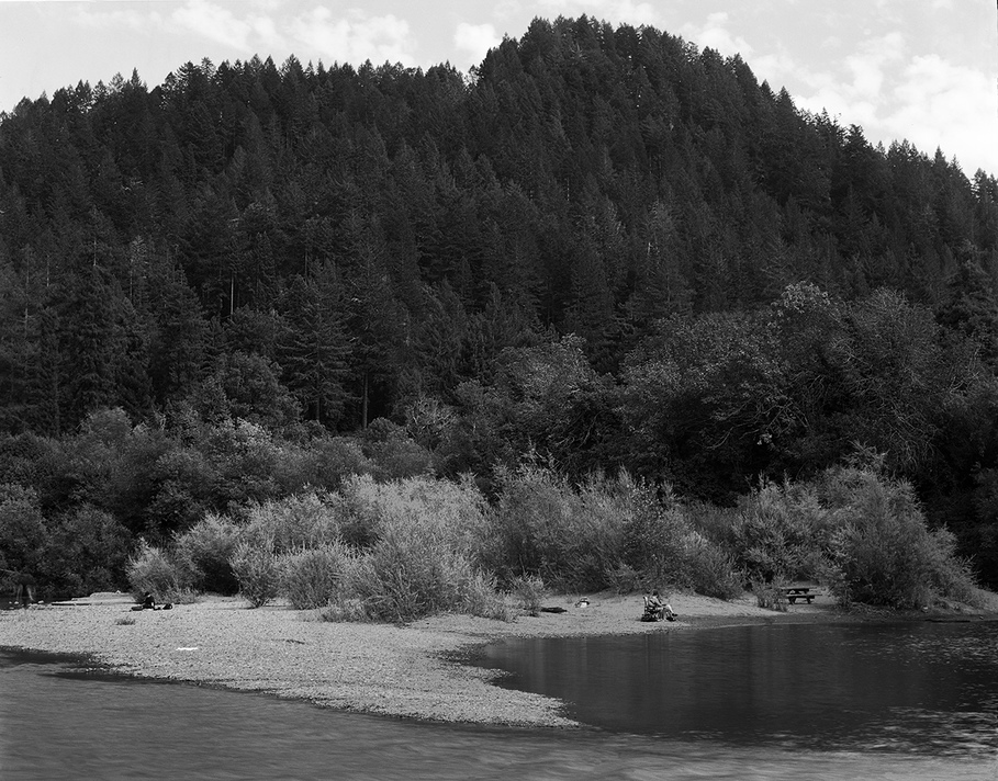 Russian River Jennifer Leigh Wright Song Backyard Magic 4x5 Black and White Film
