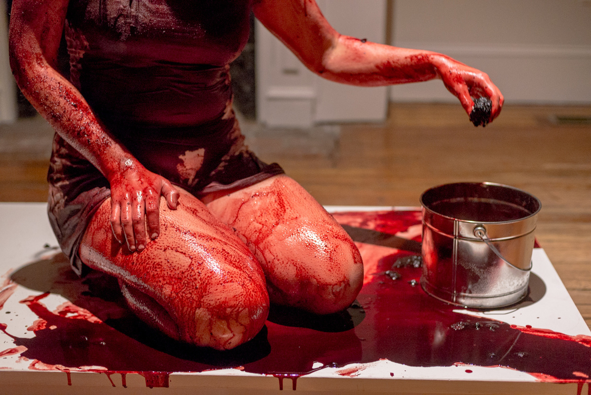Blood Cube Jennifer Leigh Wright Song Feminist Artwork