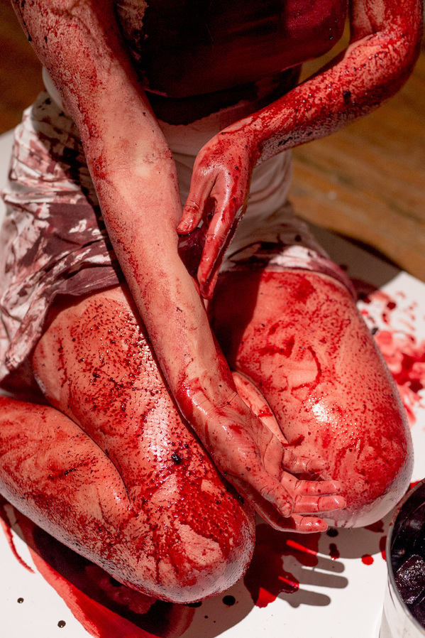Blood Cube Jennifer Leigh Wright Song Feminist Artwork