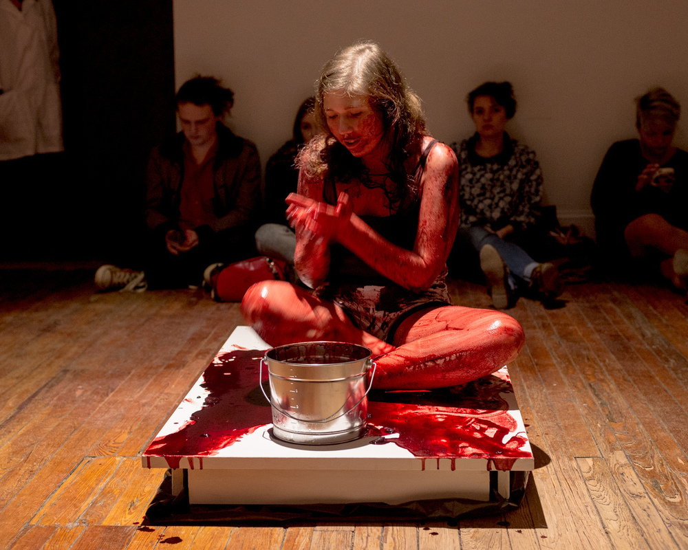 Blood Cube Jennifer Leigh Wright Song Feminist Artwork