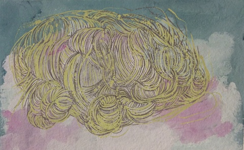 Sister Hair p a p e r gouache . 140# paper