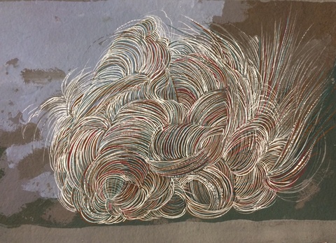 Lizzie p a p e r gouache . 140# paper