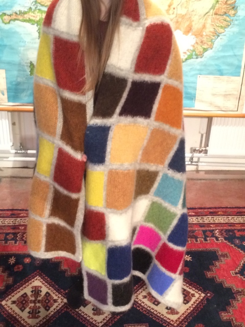 Development of Colour Ranges through the Ages 2015 Development of Color Ranges through the Ages Icelandic wool knit, felted + worn