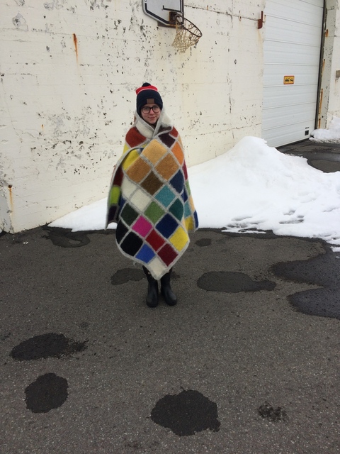 Development of Colour Ranges through the Ages 2015 Development of Color Ranges through the Ages Icelandic wool knit, felted + worn