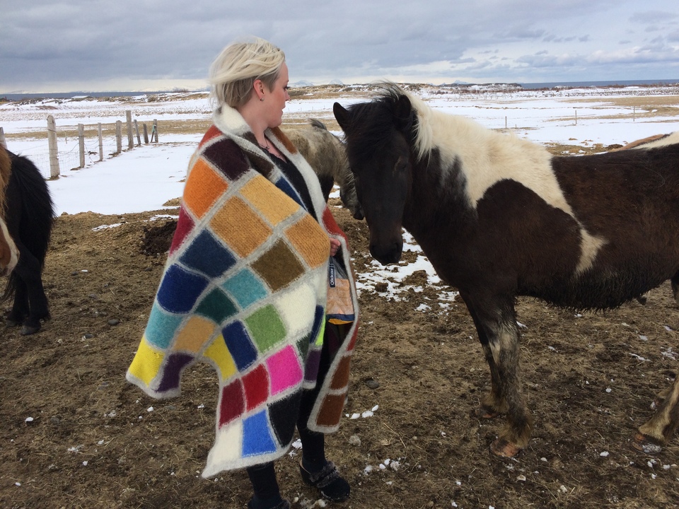 Development of Colour Ranges through the Ages 2015 Development of Color Ranges through the Ages Icelandic wool knit, felted + worn by Àslaug Ott (IS)