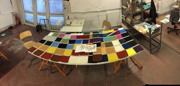 Development of Colour Ranges through the Ages 2015 Development of Color Ranges through the Ages Icelandic wool knit, to be felted + worn