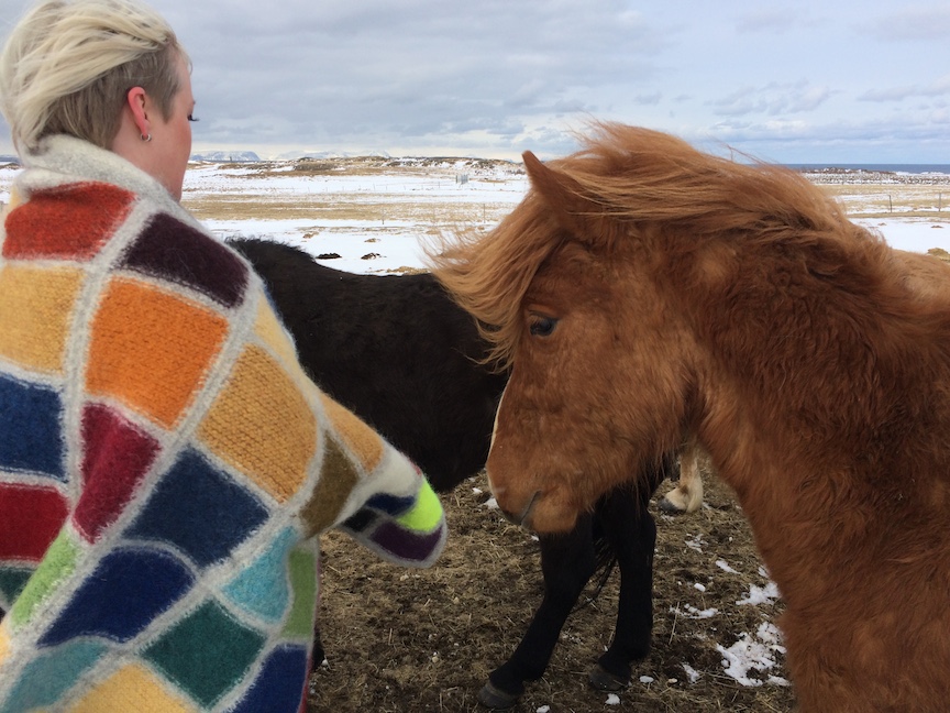 Development of Colour Ranges through the Ages 2015 Development of Color Ranges through the Ages Icelandic wool knit, felted + worn by Àslaug Ott (IS)