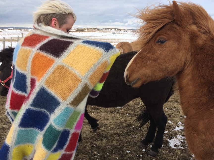 Development of Colour Ranges through the Ages 2015 Development of Color Ranges through the Ages Icelandic wool knit, felted + worn by Àslaug Ott (IS)