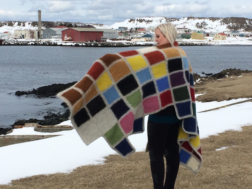 Development of Colour Ranges through the Ages 2015 Development of Color Ranges through the Ages Icelandic wool knit, felted + worn by Àslaug Ott (IS)
