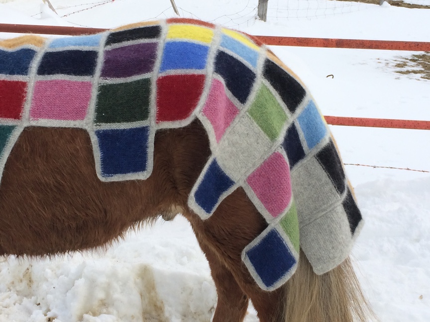 Development of Colour Ranges through the Ages 2015 Development of Color Ranges through the Ages Icelandic wool knit, felted + worn