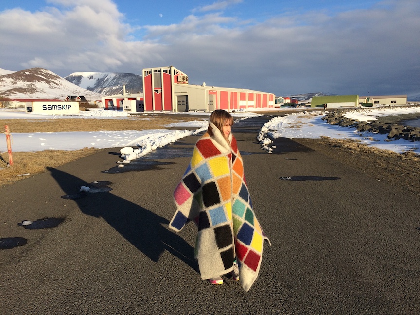 Development of Colour Ranges through the Ages 2015 Development of Color Ranges through the Ages Icelandic wool knit, felted + worn by Helena Rose Hoff (CA)
