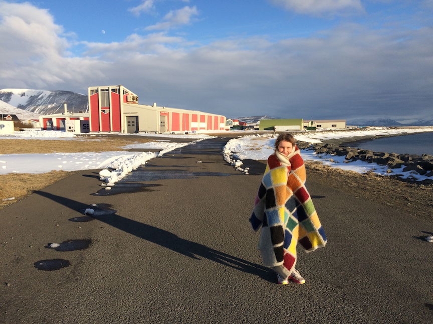 Development of Colour Ranges through the Ages 2015 Development of Color Ranges through the Ages Icelandic wool knit, felted + worn by Helena Rose Hoff (CA)