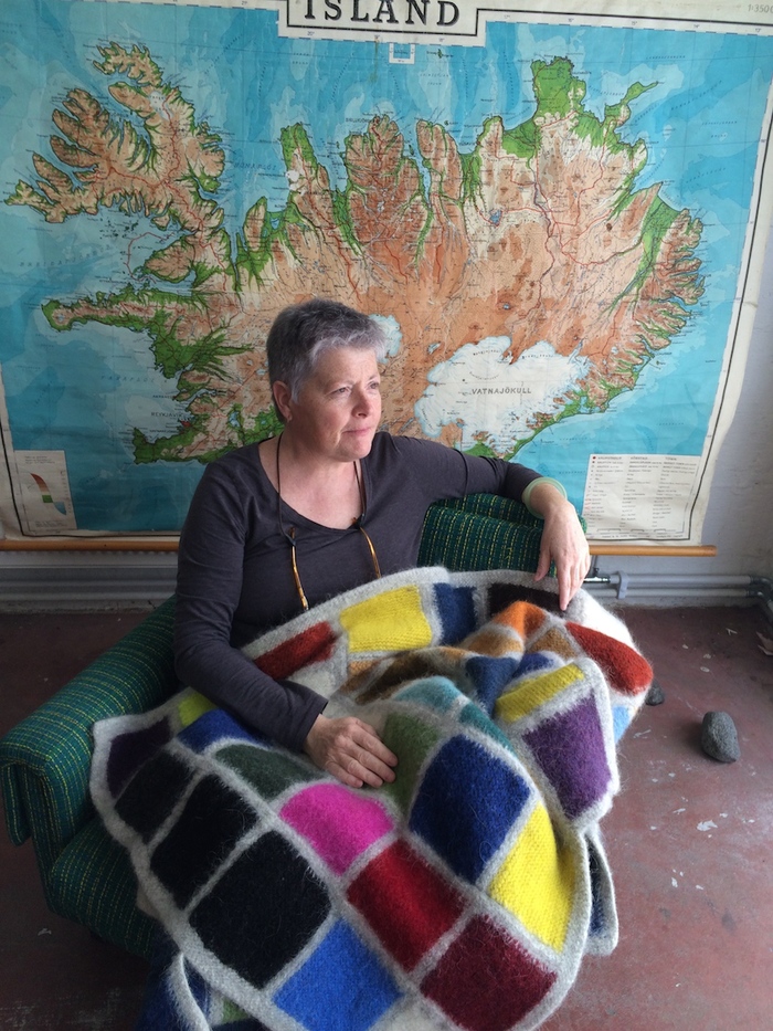 Development of Colour Ranges through the Ages 2015 Development of Color Ranges through the Ages Icelandic wool knit, felted + worn by Jen Pepper