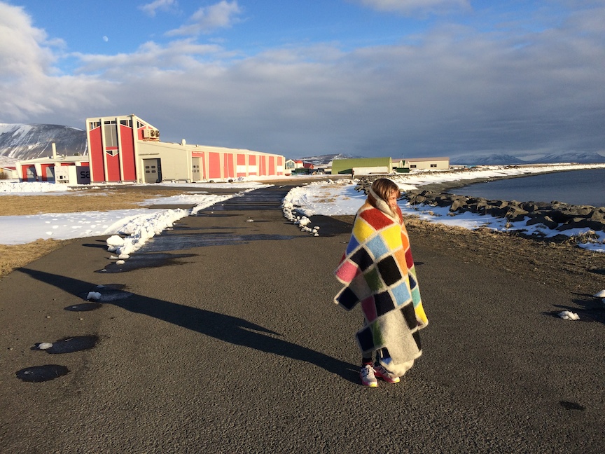 Development of Colour Ranges through the Ages 2015 Development of Color Ranges through the Ages Icelandic wool knit, felted + worn by Helena Rose Hoff (CA)