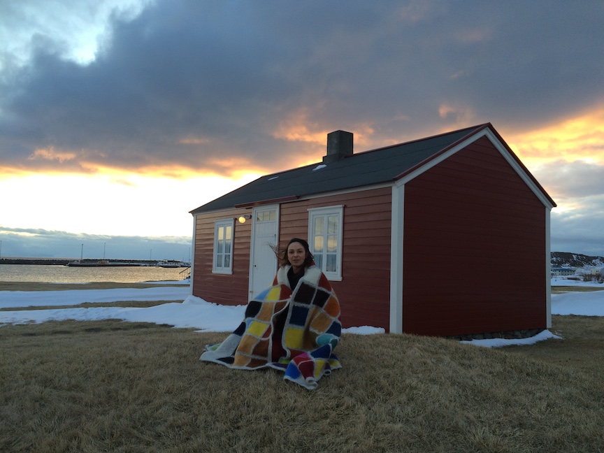 Development of Colour Ranges through the Ages 2015 Development of Color Ranges through the Ages Icelandic wool knit, felted + worn by Isabella Praher (AT)