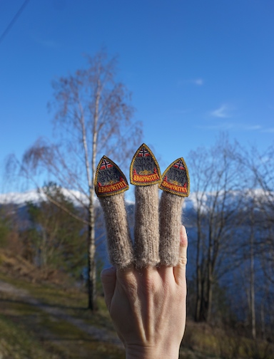 Elevation Elevation knit mohair + found embroidered patches